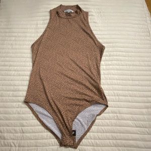 Mock neck bodysuit